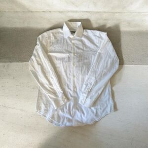 Van Heusen White Men's Dress Shirt | size: Medium